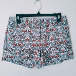 Loft floral print tulip garden shorts with pockets